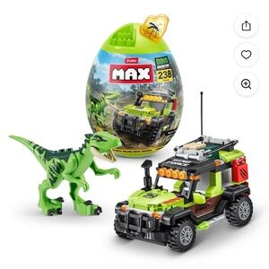 ZURU MAX Egg Build Dino 🦖 Raptor Force Set/ 238 Pieces - NWT